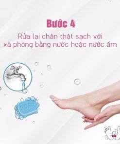 Túi ủ tẩy da chết và tái tạo da chân Perorin Hộp 01 túi