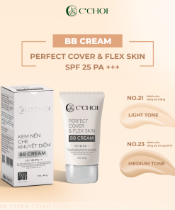 Kem Nền Che Khuyết Điểm C’Choi – Perfect Cover & Flex Skin BB Cream