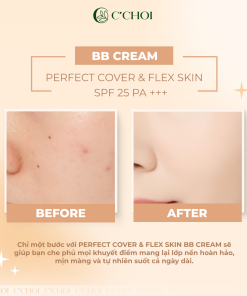 Kem Nền Che Khuyết Điểm C’Choi – Perfect Cover & Flex Skin BB Cream