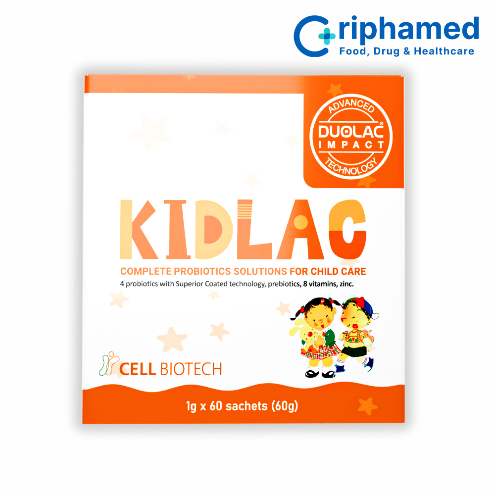 Thực phẩm bảo vệ sức khỏe KIDLAC (Hộp 60 gói)