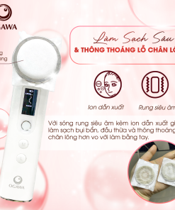 OGAWA Beauty – RF Beauty Device (OB-063) / Máy nâng cơ mặt đẩy tinh chất trị liệu bằng ánh sáng RF (OB-063), hiệu Ogawa