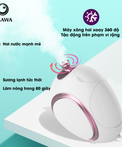 Ogawa Habo Daisy Hot & Cold Aromatheapy Facial Steamer – Rose Gold (OY-0181)/ Máy xông hơi mặt nóng & lạnh cao cấp (OY-0181), hiệu Ogawa