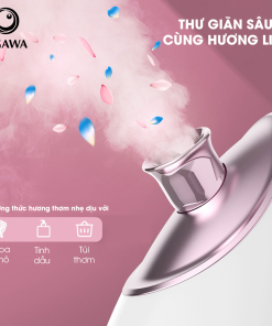 Ogawa Habo Daisy Hot & Cold Aromatheapy Facial Steamer – Rose Gold (OY-0181)/ Máy xông hơi mặt nóng & lạnh cao cấp (OY-0181), hiệu Ogawa