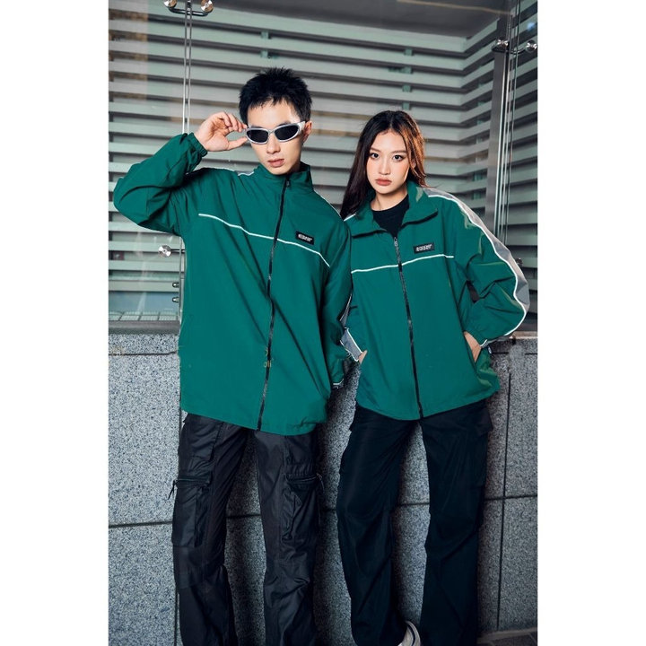 áo Khoác Gió Nam Nữ Unisex Tay Phối Sọc Phản Quang, Kiểu Dáng Thể Thao, Năng động Sldcg29 – Diepchi Fashion