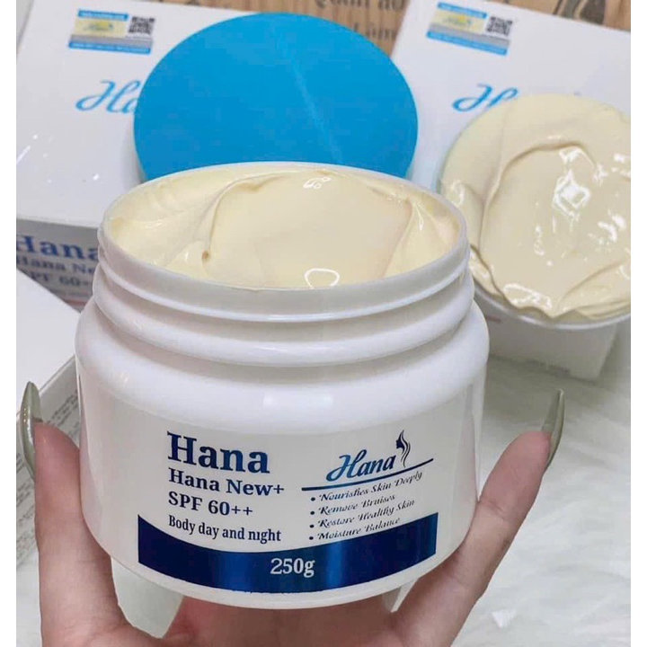 Kem Body Hana Day And Night Spf 60++ 250gr – Gdn