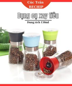 Dụng Cụ Xay Tiêu, Gia Vị, Lọ Xay Tiêu Cầm Tay Ctb489 – Bechip