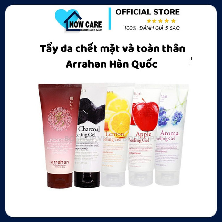 Gel Tẩy Tế Bào Chết Không Bào Mòn Da Hàn Quốc – Arrahan