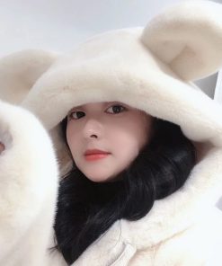 áo Khoác Lông Gấu Cute Nữ Hàng Quảng Châu Loại 1