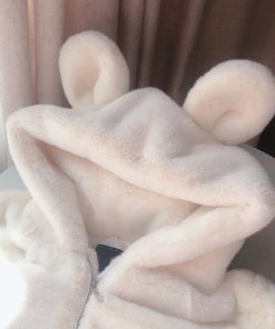 áo Khoác Lông Gấu Cute Nữ Hàng Quảng Châu Loại 1