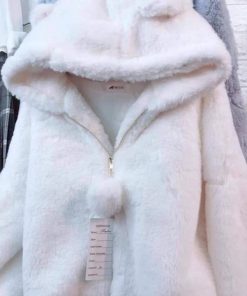 áo Khoác Lông Gấu Cute Nữ Hàng Quảng Châu Loại 1