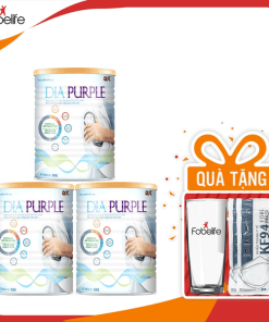 Combo Tặng Quà 3 Sữa Dia Purple 900g Hỗ Trợ Tiểu đường – Fobelife