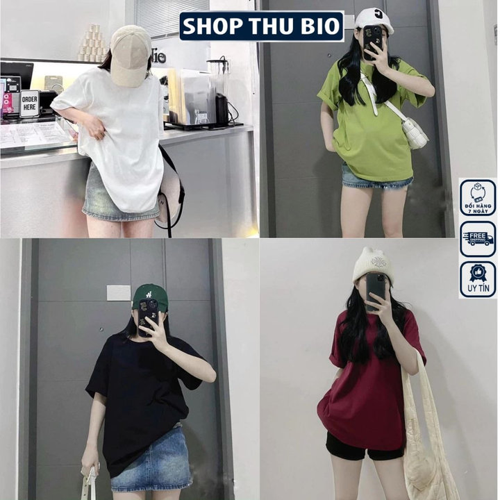 áo Thun Nữ, áo Phông Trơn Cotton Khô 3158