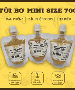 Túi Bơ Minisize Bơ đậu Phộng, Bơ Hạt điều 70g – Gói Nhỏ Tiện Lợi, Gọn Nhẹ, Giàu Dinh Dưỡng – Spoon It Up