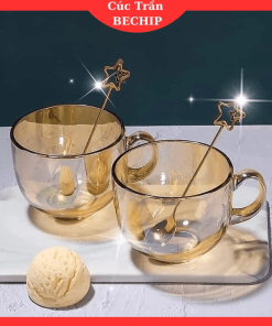 Cốc Hổ Phách Hàng Xuất Hàn Loại 1 Cực Dày Dặn, To đẹp Ctb539 – Bechip