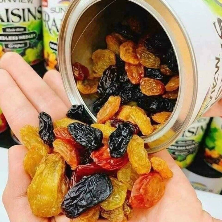Nho Raisin Mix 3 Màu Hũ 425gram Hàng Auth – Gdn