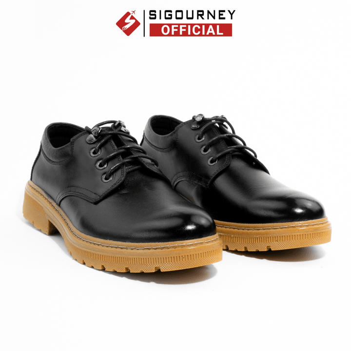 Giày đốc Da Bò Màu đen Phong Cách Bụi Bặm Sdr02 – Sigourney