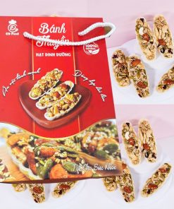 Bánh Thuyền Mix Hạt Dinh Dưỡng Hộp Quà Tết – Minh Ngọc