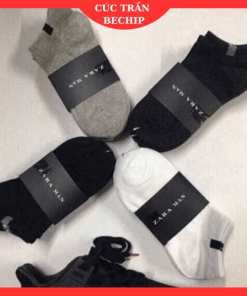Set 10 đôi Vớ, đôi Tất Zara Nam Nữ Cổ Ngắn Ctb02- Bechip