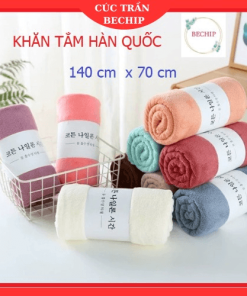 Khăn Tắm Hàn Quốc Cao Cấp 70 X 140 Cm Ctb18 – Bechip