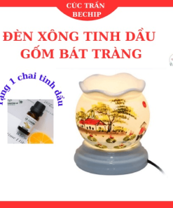 ( Hàng Vỡ Không Nhận ) đèn Xông Tinh Dầu Gốm Bát Tràng Ctb203– Bechip