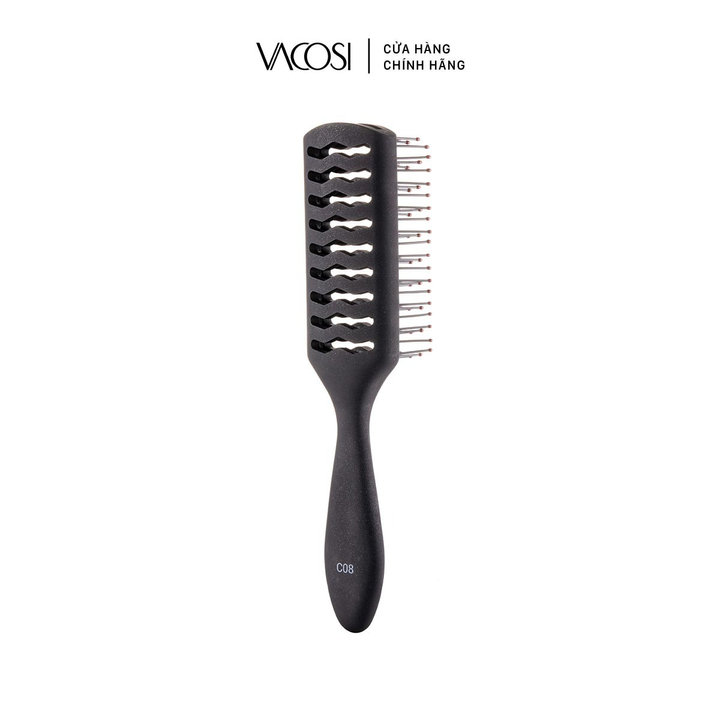 Lược C08 Bán Nguyệt Tạo Kiểu & Phồng Tóc Hair Brush – Vacosi