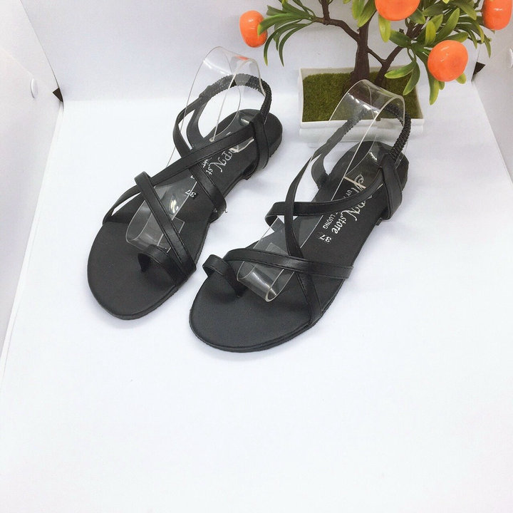 Giày Sandal đế Bệt Quai Mảnh Chéo Sh609 – Sam Store