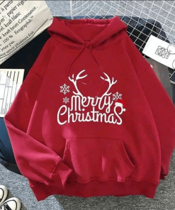 áo Khoác Nỉ Hoodie Dáng Rộng Họa Tiết Giáng Sinh Thời Trang Sht98 – Shthouse