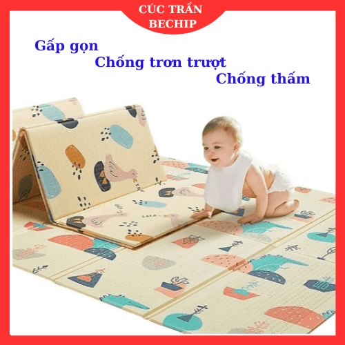 Thảm Xốp Gấp Gọn, Chống Thấm, Chống Trơn Trượt 2 Mặt Ctb71– Bechip