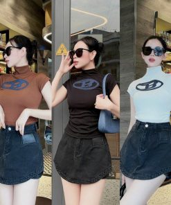 áo Thun Borip Chữ B Cổ Cao Hot Trend – Kim