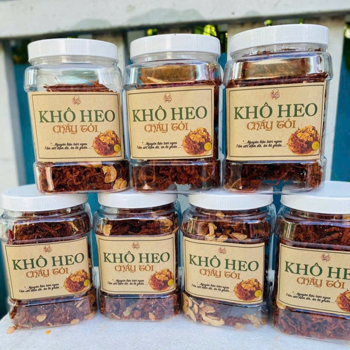 Khô Heo Cháy Tỏi Bao Nghiện 500g – Winnie House