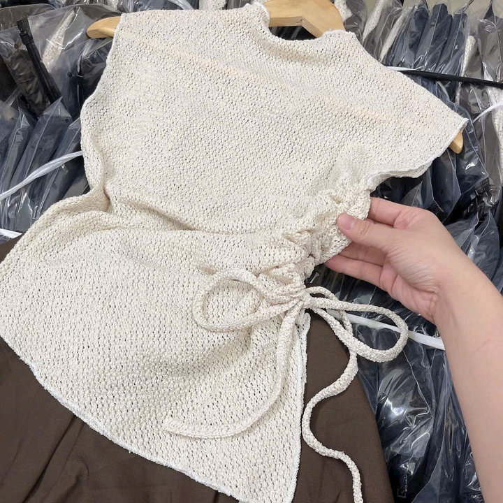 áo Kiểu Len Lưới Rút Eo Xinh – Lê Phương Boutique