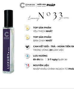 Nước Hoa Unisex Mini Luxury N033 10ml Phong Cách Xịt – Chava