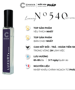 Nước Hoa Unisex Mini Luxury N0540 10ml Phong Cách Xịt – Chava