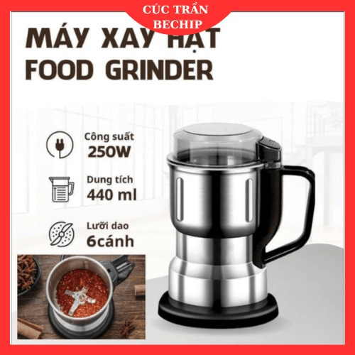 Máy Xay Hạt Khô Cao Cấp Siêu Mạnh Food Grinder Ctb66- Bechip