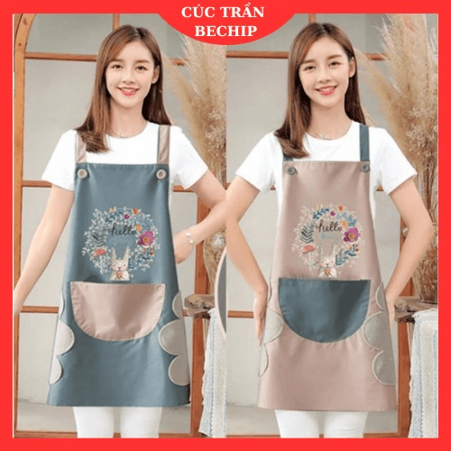 Tạp Dề Chống Thấm Nước Có Chỗ Lau Tay Và để điện Thoại Cao Cấp Ctb82 – Bechip