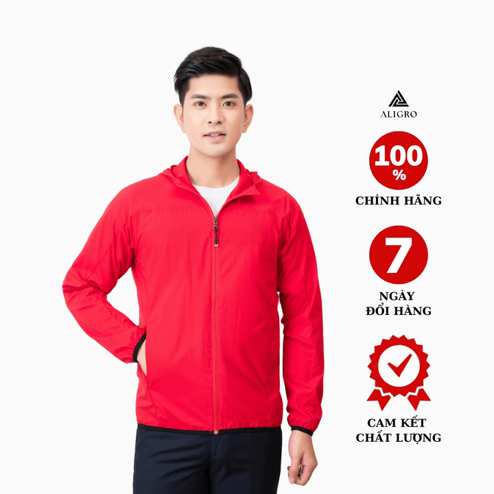 áo Khoác Golf 1 Lớp Màu đỏ Ak1g.4 – Aligro