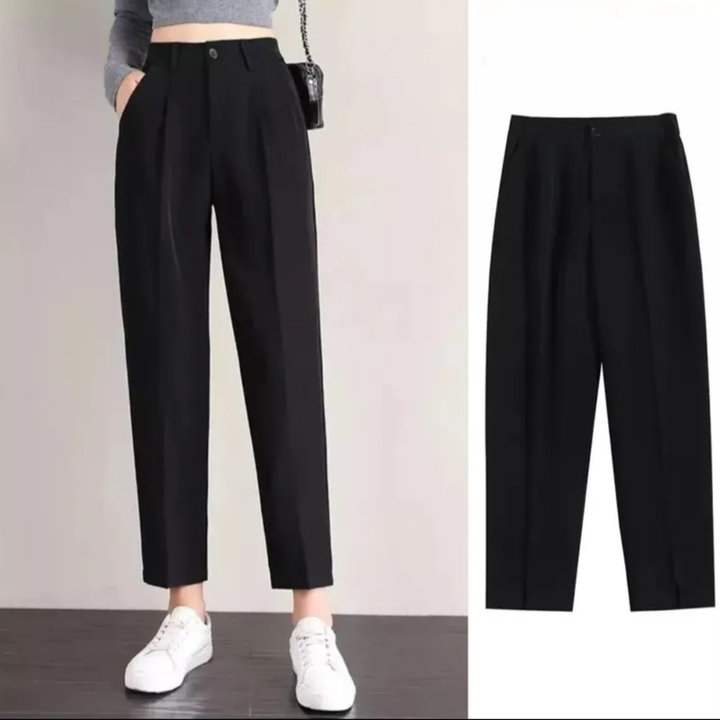 Quần Baggy Nữ Chất Tuyết Mưa , Cap Chun Công Sở