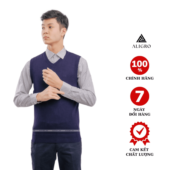 áo Len Gile Aligro Màu Tím Than Alengl013 – Aligro