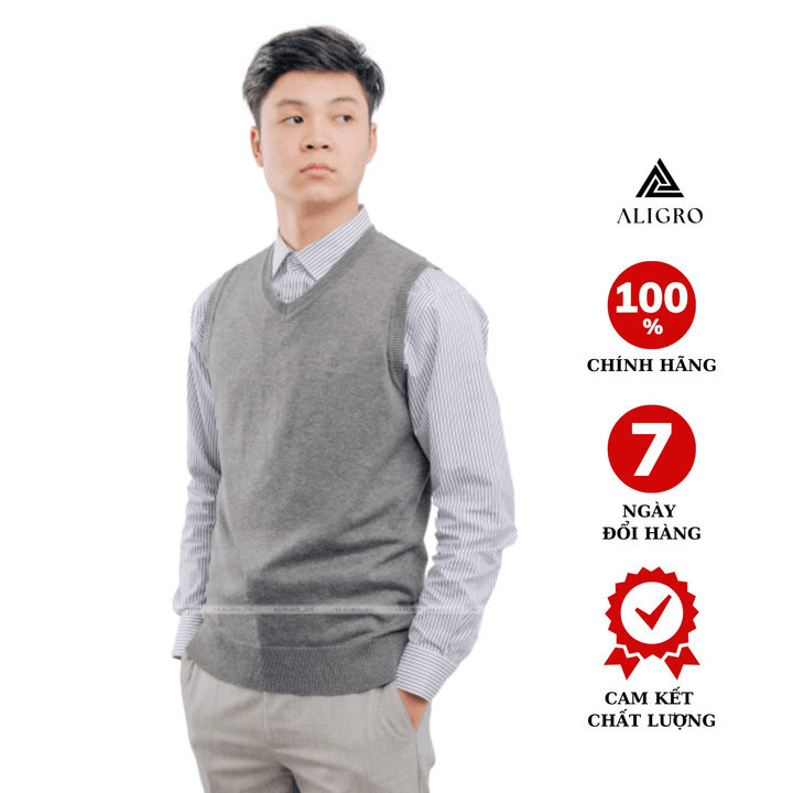 áo Len Gile Aligro Màu Ghi đậm Alengl011 – Aligro