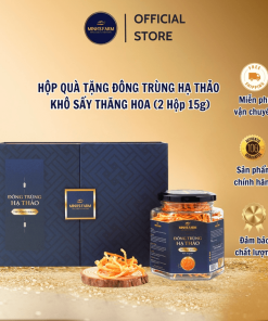 [loại Thượng Hạng] Hộp Quà Tặng đông Trùng Hạ Thảo Khô Sấy Thăng Hoa Minh’s Farm – Hộp 30g