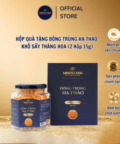 [loại Thượng Hạng] Hộp Quà Tặng đông Trùng Hạ Thảo Khô Sấy Thăng Hoa Minh’s Farm – Hộp 15g