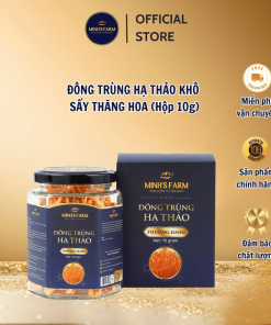 [loại Thượng Hạng] đông Trùng Hạ Thảo Khô Sấy Thăng Hoa Minh’s Farm – Hộp 10g