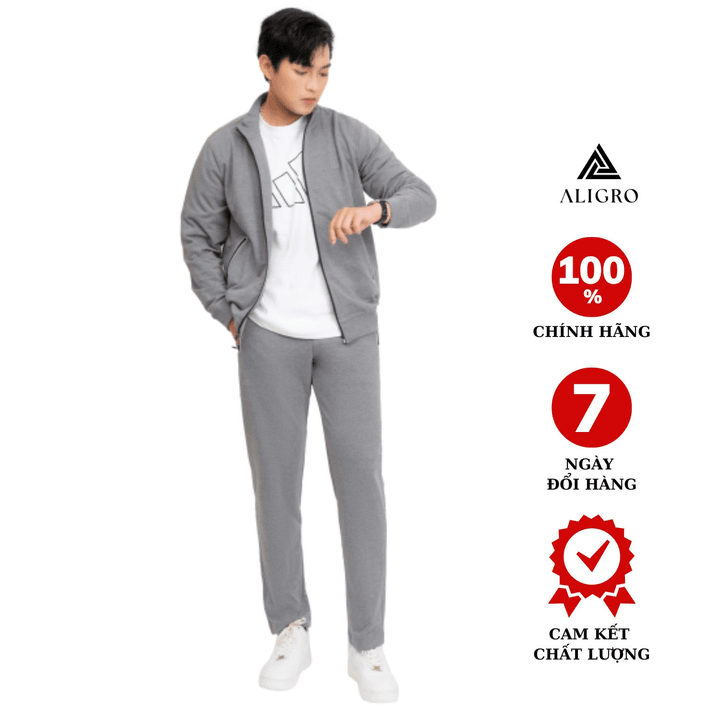 Bộ Nỉ Nam Aligro Màu Xám Bn9 – Aligro
