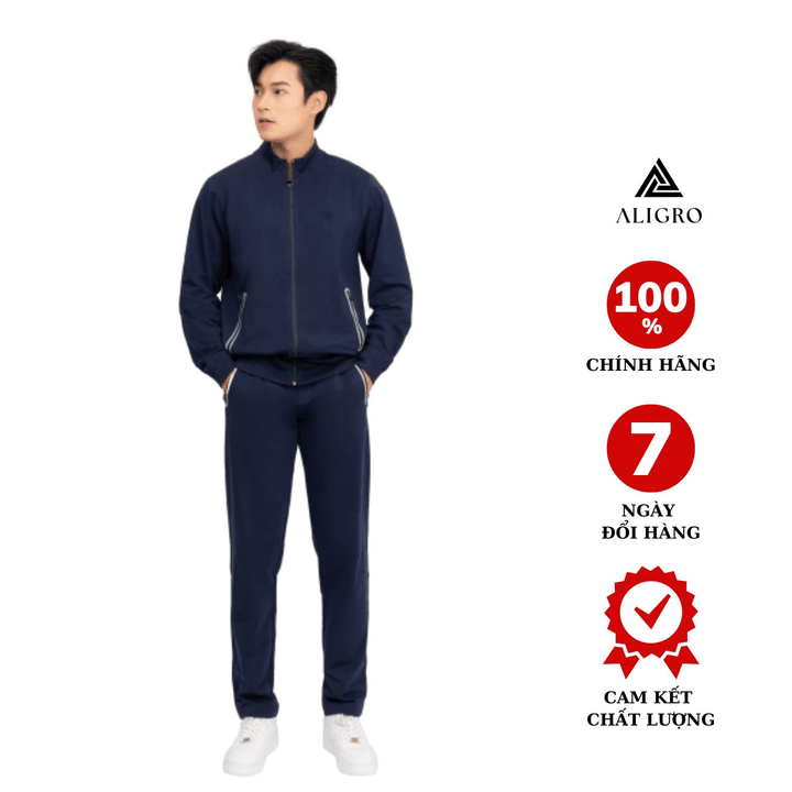 Bộ Nỉ Kéo Khóa Nam Aligro Bn8 – Aligro