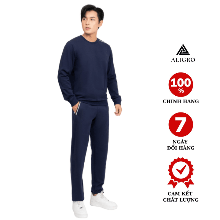 Bộ Nỉ Nam Aligro Màu Xanh Than Bn4 – Aligro