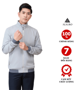 áo Khoác Golf Nam 2 Lớp Aligro Màu Ghi Ak2g.3 – Aligro