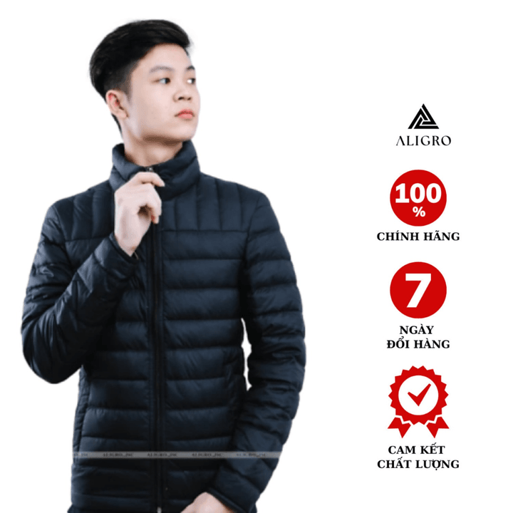 áo Khoác Lông Vũ Màu đen Algalv.13 – Aligro