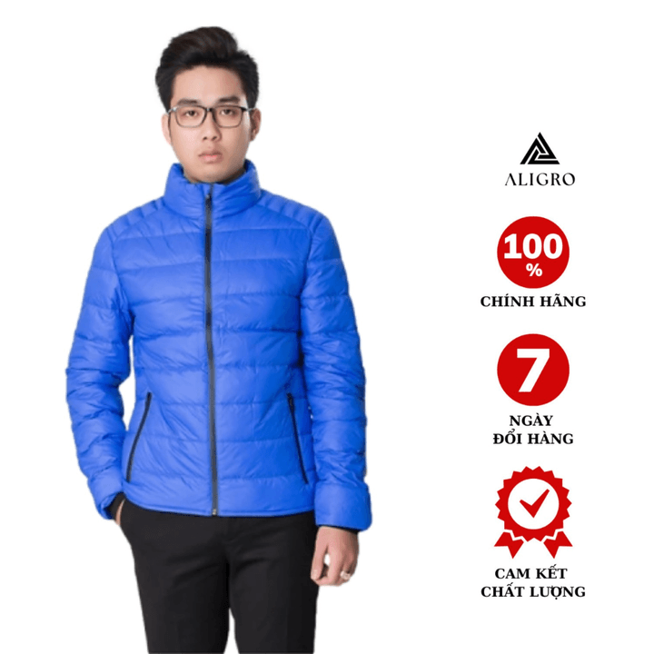 áo Khoác Lông Vũ Màu Xanh Dương Algalv.11 – Aligro