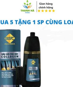 Dầu Gội Phủ Bạc Collagen Tóc đen Tự Nhiên ,nuôi Dưỡng Phục Hồi Tóc Yếu Hư Tổn – Bsc