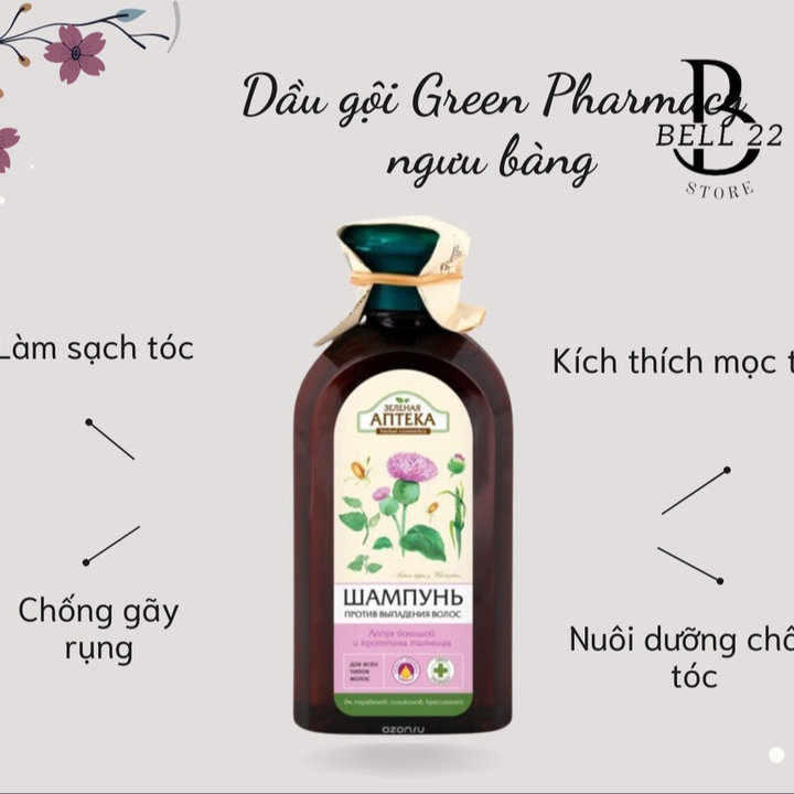 Dầu Gội Chống Rụng Tóc Và Kích Mọc Tóc Green Pharmacy B1271 – Bell22 Store